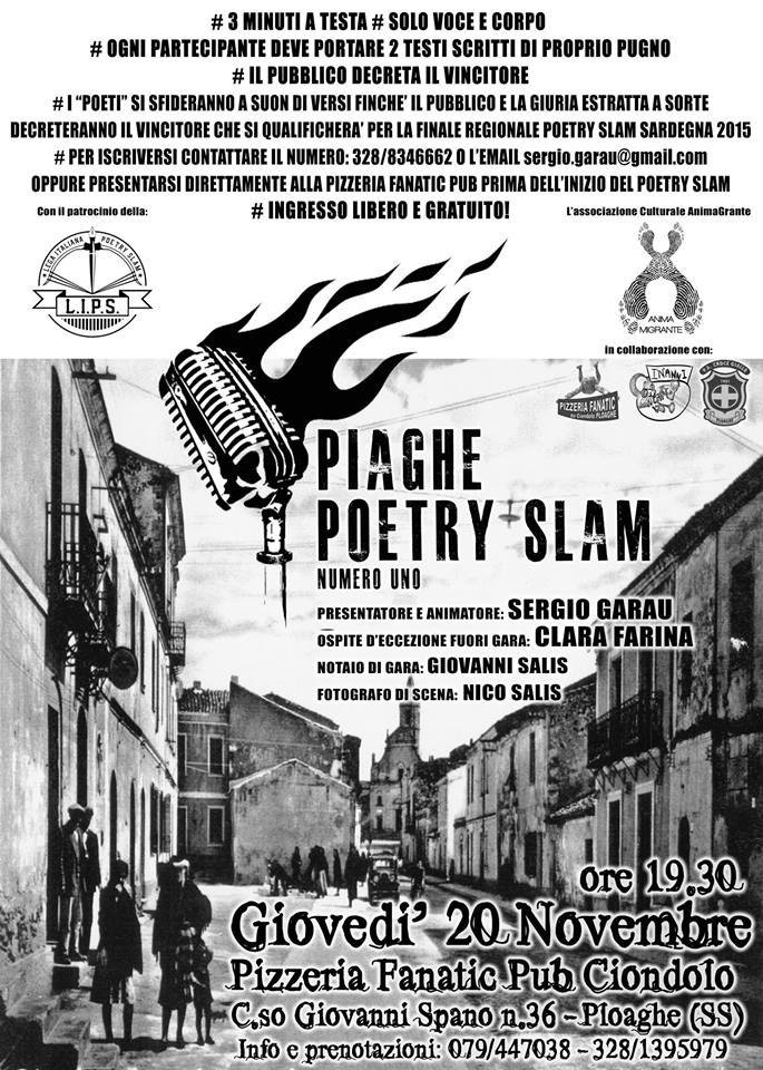 PIAGHE Poetry Slam numero uno