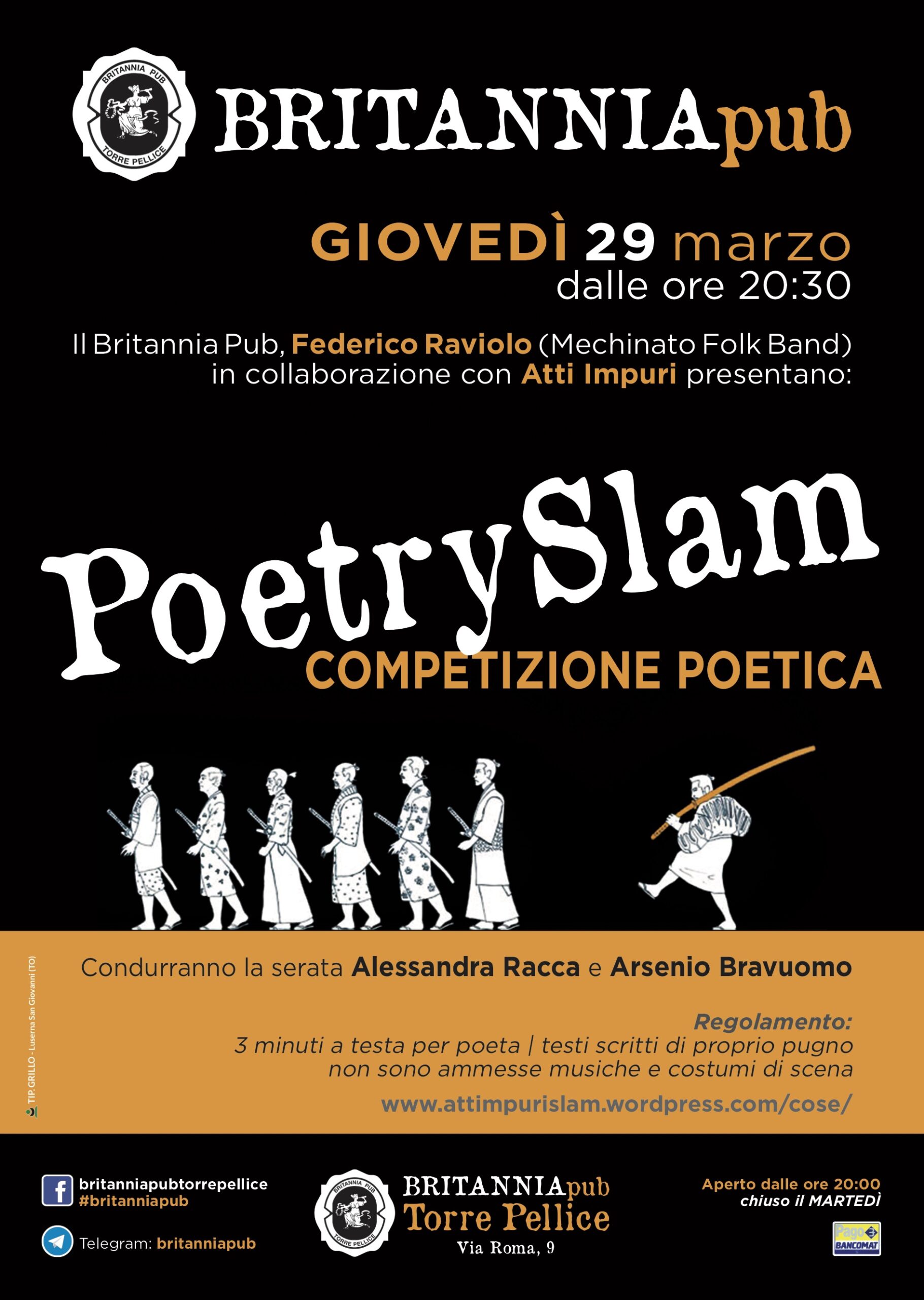 Britannia Poetry Slam a Torre Pellice (TO)