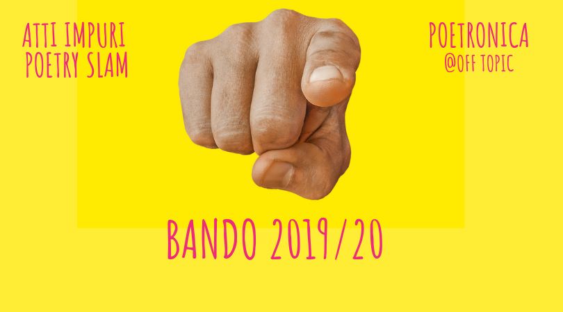 Bando Torneo Attimpuri poetry slam 2019-20